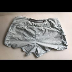 Athleta Exercise Shorts Light Blue
